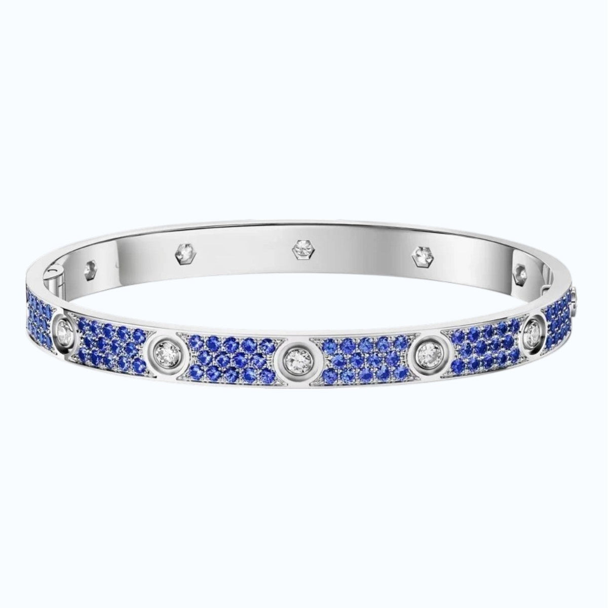 [Royal&Vicky]Classic 6.1mm Love Bracelet 10-Diamond Full Pavé