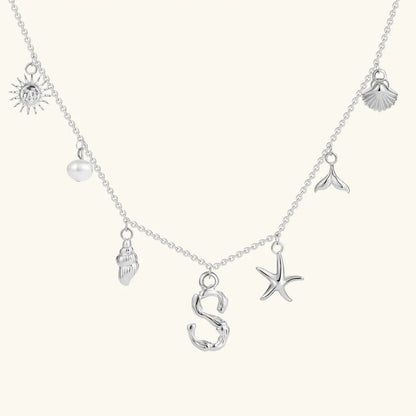 [Royal&Vicky]Avaria Ocean Initial Necklace