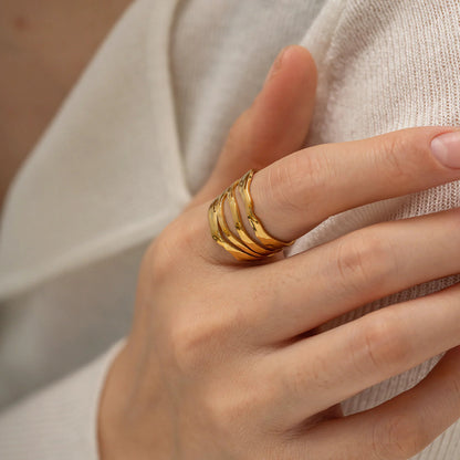 [Royal&Vicky]Cass Gold Ring