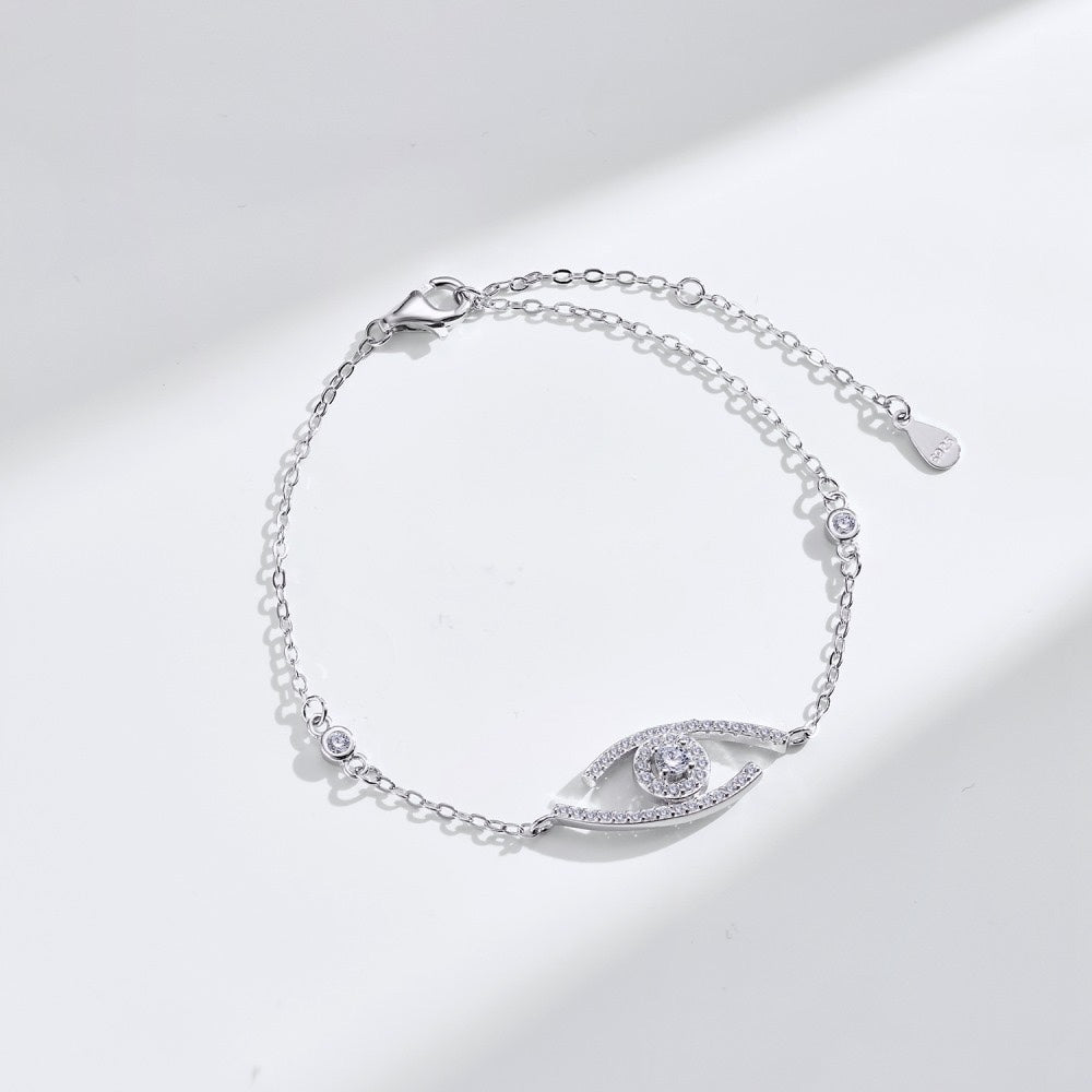 [Royal&Vicky]Lucky Eye Pave-Set Diamond Bracelet