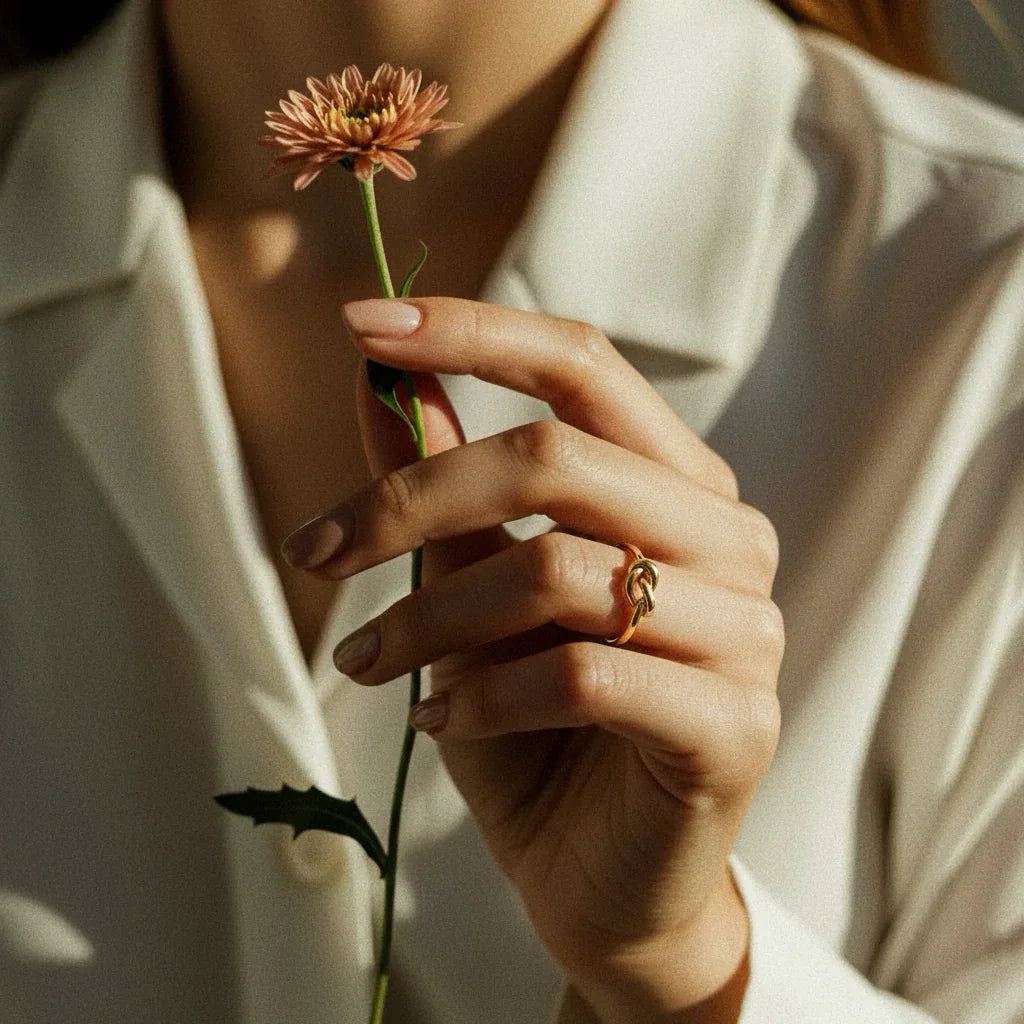 [Royal&Vicky]Bellara Gold Knot Ring