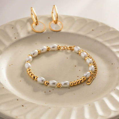 [Royal&Vicky]Wynn Freshwater Pearl Bracelet