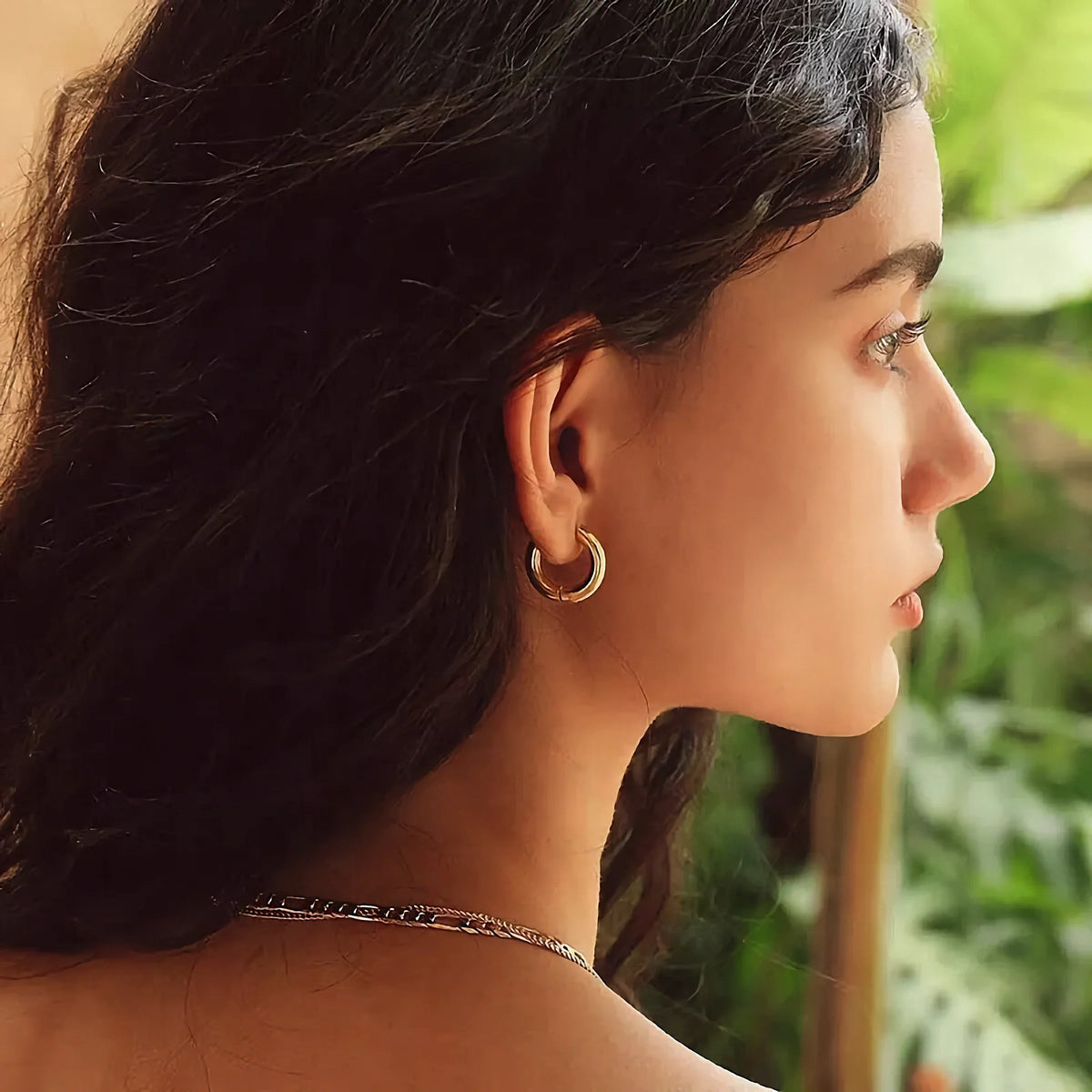 [Royal&Vicky]Bold Round Hoops