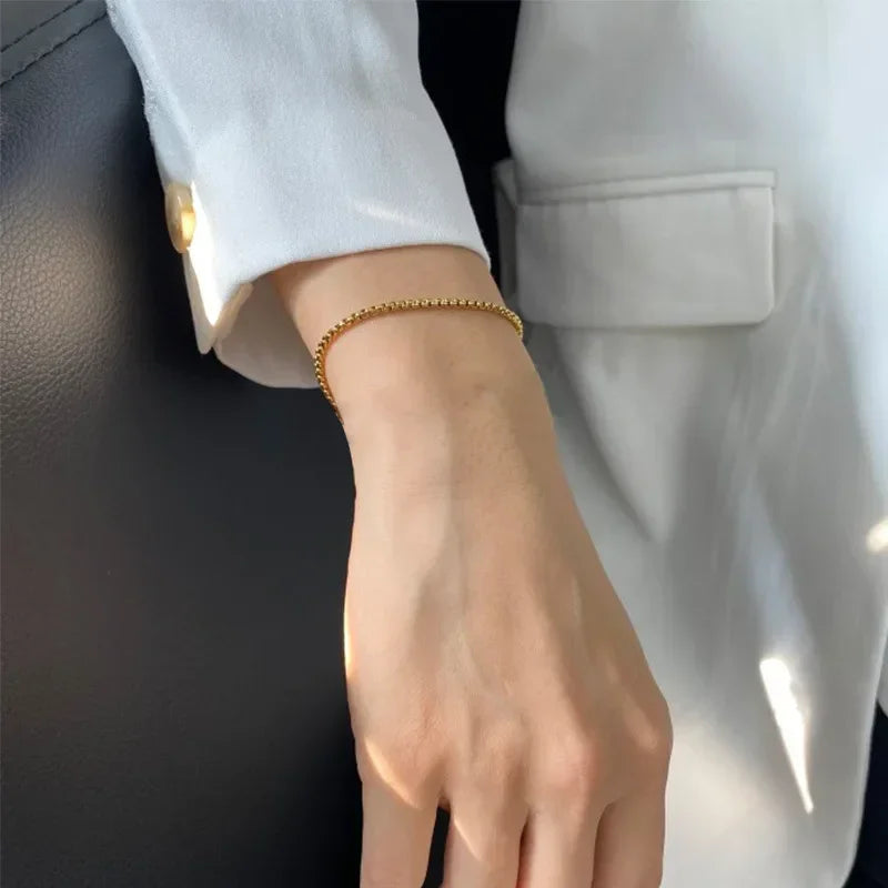 [Royal&Vicky]Janet Gold Bracelet