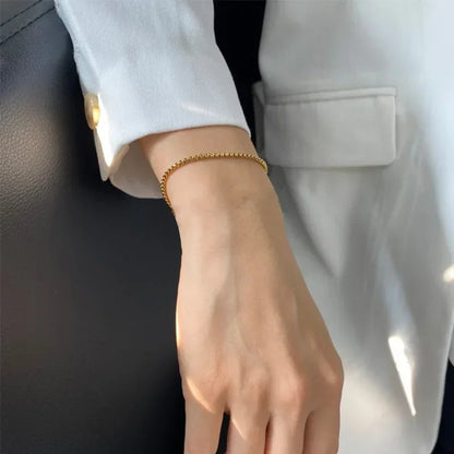 [Royal&Vicky]Janet Gold Bracelet