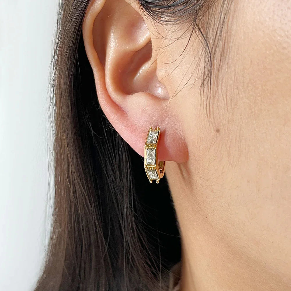 [Royal&Vicky]Elira Diamond Earrings