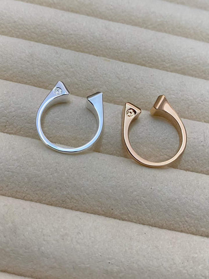 [Royal&Vicky]THE CONE RIVET RING IS OPEN AND ONE SIZE FITS ALL