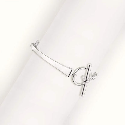 [Royal&Vicky]CLOU DE FORGE BRACELET WITH SQUARE CONE STUDS