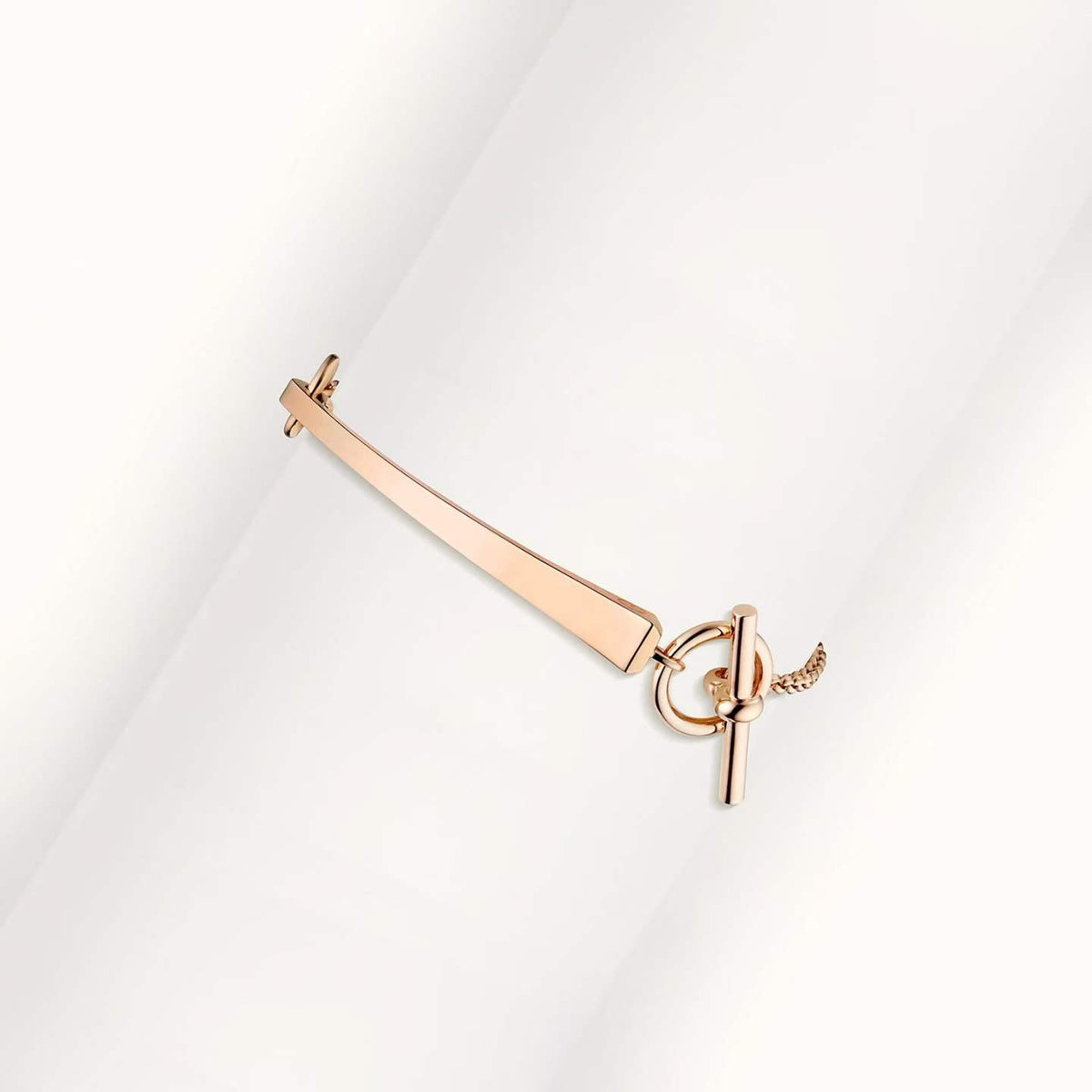 [Royal&Vicky]CLOU DE FORGE BRACELET WITH SQUARE CONE STUDS