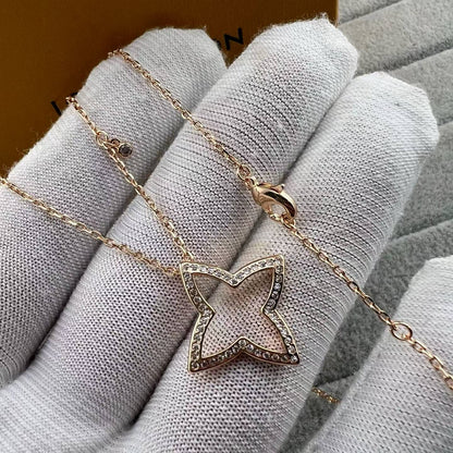 [Royal&Vicky]FOUR-LEAF CLOVER OPENWORK NECKLACE