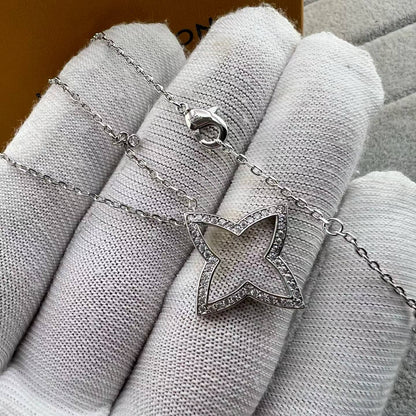 [Royal&Vicky]FOUR-LEAF CLOVER OPENWORK NECKLACE