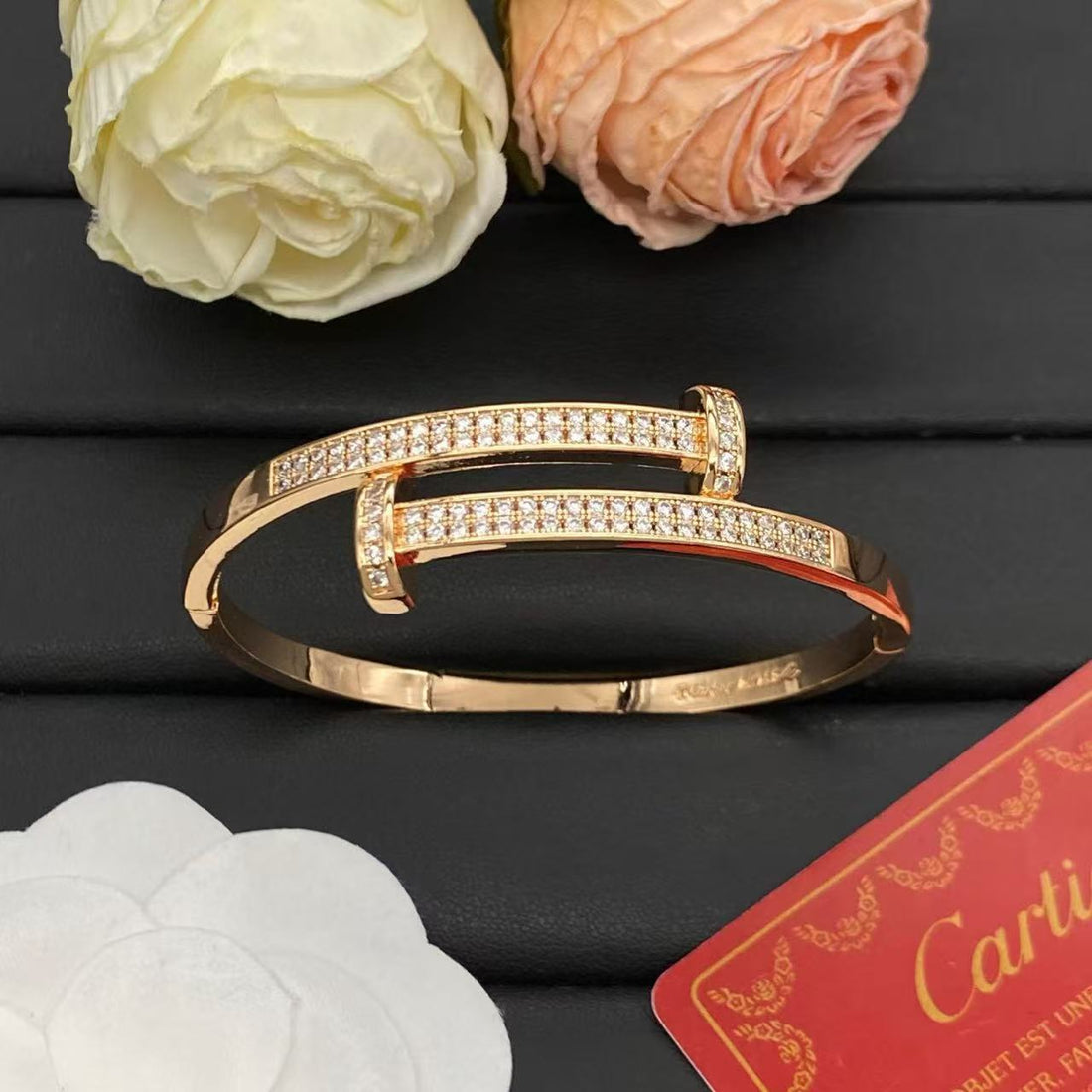 [Royal&Vicky]NEW ROSE GOLD 6.1MM BRACELET
