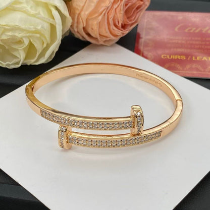 [Royal&Vicky]NEW ROSE GOLD 6.1MM BRACELET