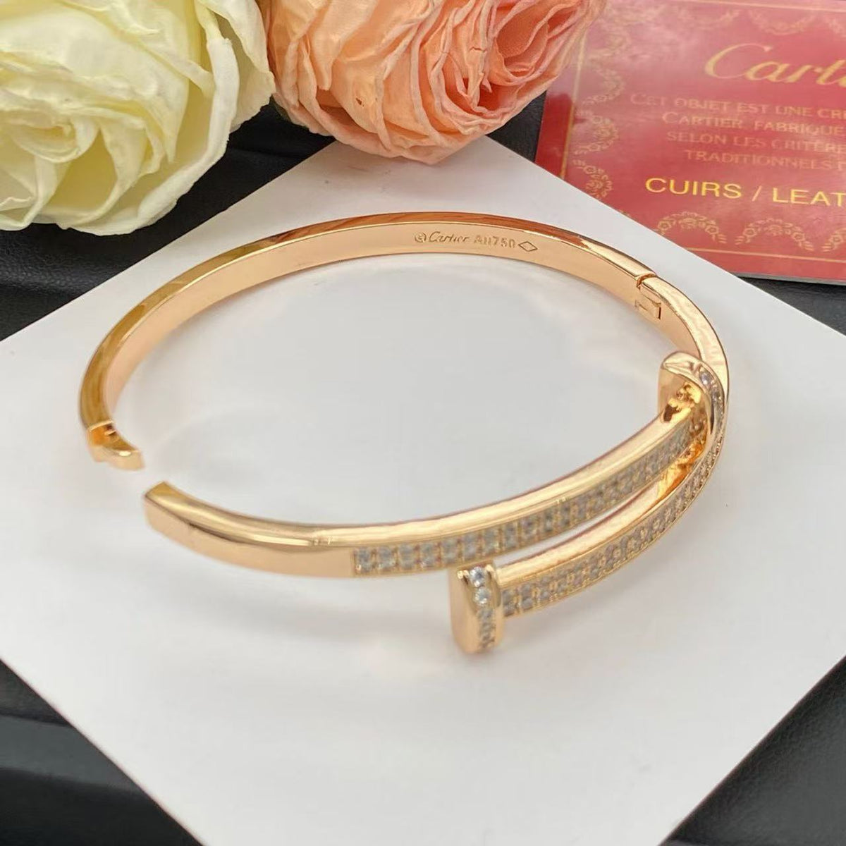 [Royal&Vicky]NEW ROSE GOLD 6.1MM BRACELET