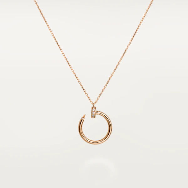 [Royal&Vicky]JUSTE NECKLACE PINK GOLD