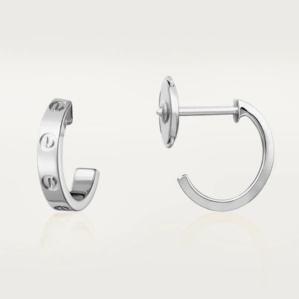 [Royal&Vicky]LOVE EARRINGS 2.65MM SILVER