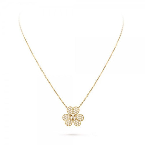[Royal&Vicky]FLOWER DIAMOND NECKLACE