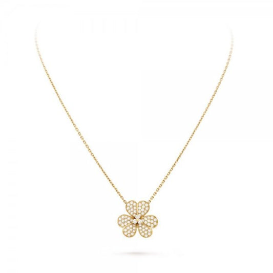 [Royal&Vicky]FLOWER DIAMOND NECKLACE