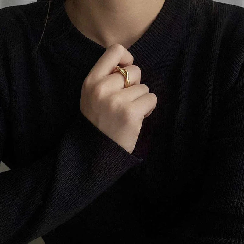 [Royal&Vicky]Viola Gold Ring