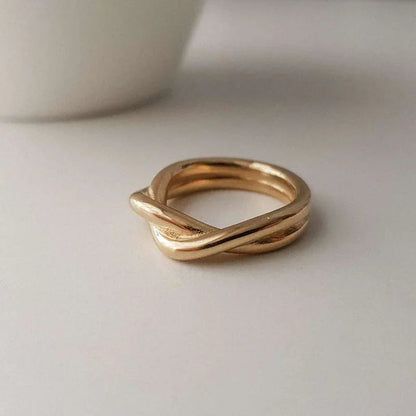 [Royal&Vicky]Viola Gold Ring