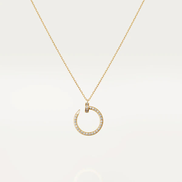 [Royal&Vicky]JUSTE NECKLACE GOLD DIAMONDS