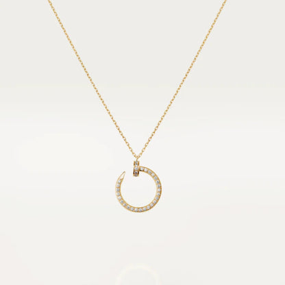 [Royal&Vicky]JUSTE NECKLACE GOLD DIAMONDS