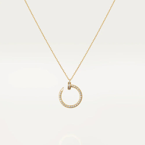 [Royal&Vicky]JUSTE NECKLACE GOLD DIAMONDS