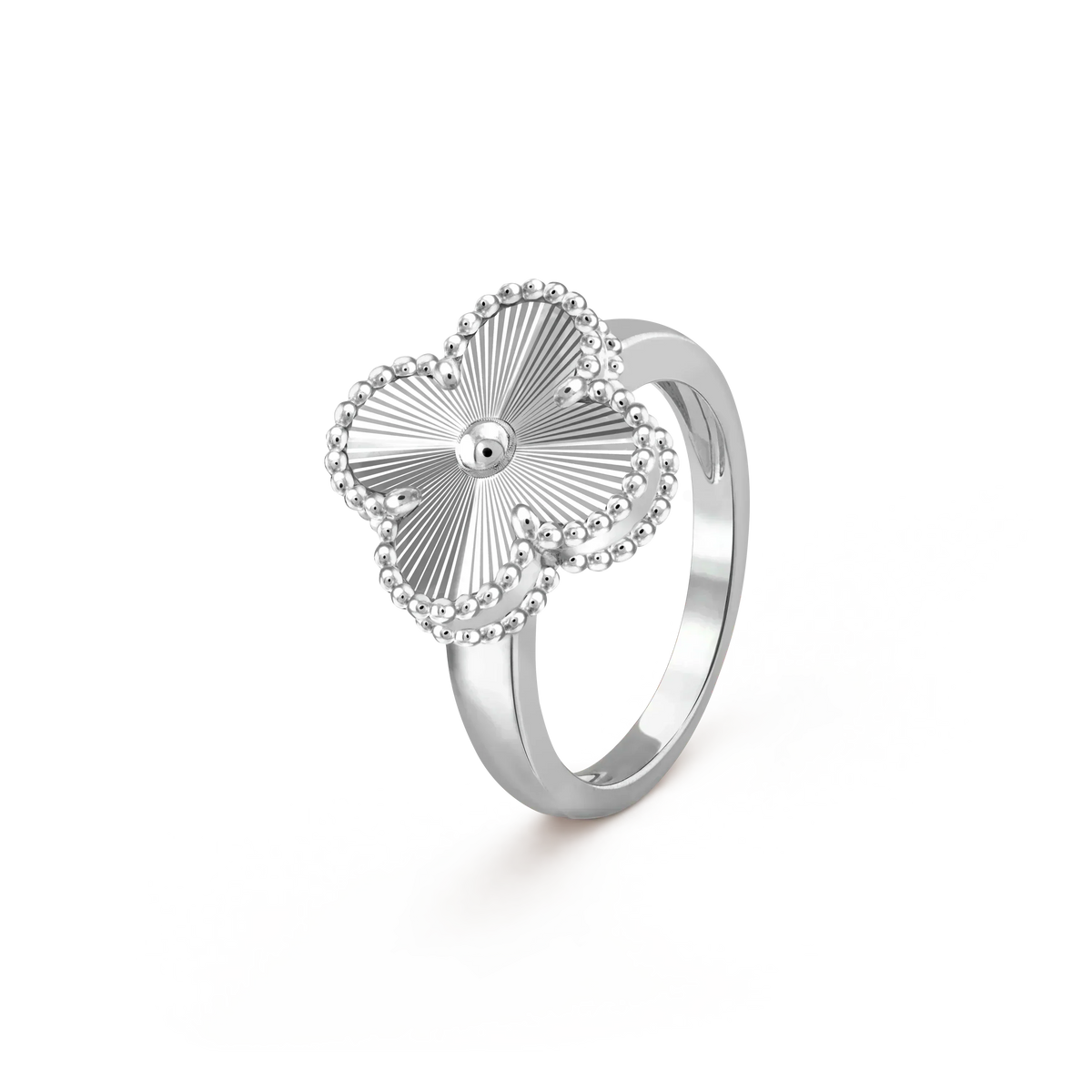 [Royal&Vicky]CLOVER SILVER RING