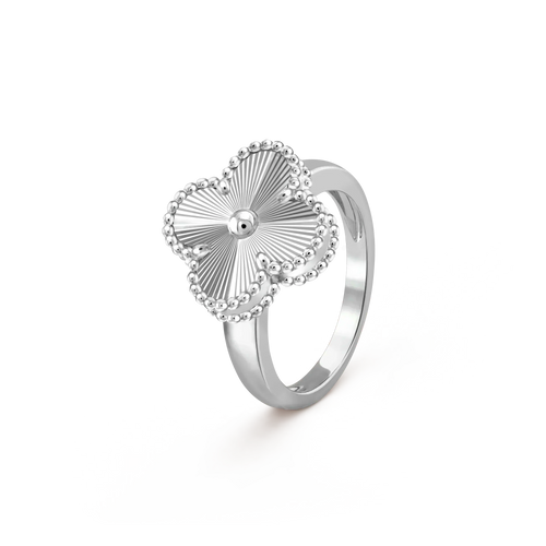 [Royal&Vicky]CLOVER SILVER RING