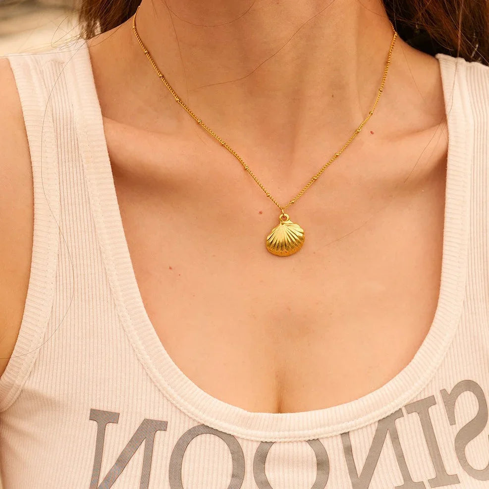 [Royal&Vicky]Edna Gold Necklace