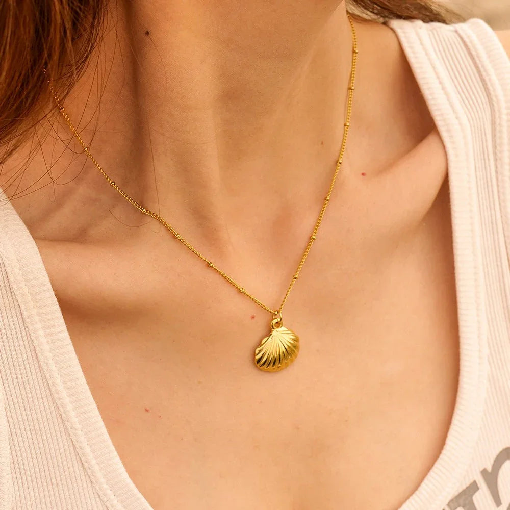 [Royal&Vicky]Edna Gold Necklace