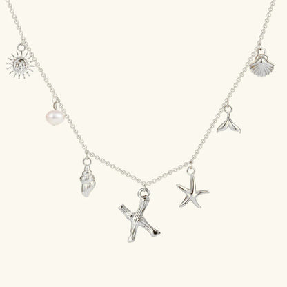 [Royal&Vicky]Avaria Ocean Initial Necklace
