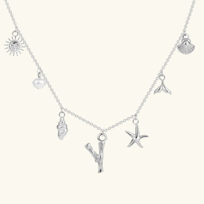 [Royal&Vicky]Avaria Ocean Initial Necklace