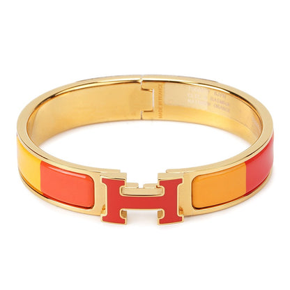[Royal&Vicky]H BRACELET ORANGE RAINBOW CERAMIC