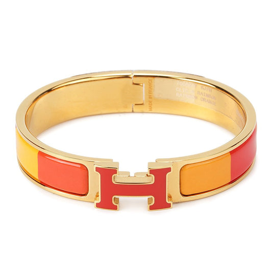 [Royal&Vicky]H BRACELET ORANGE RAINBOW CERAMIC