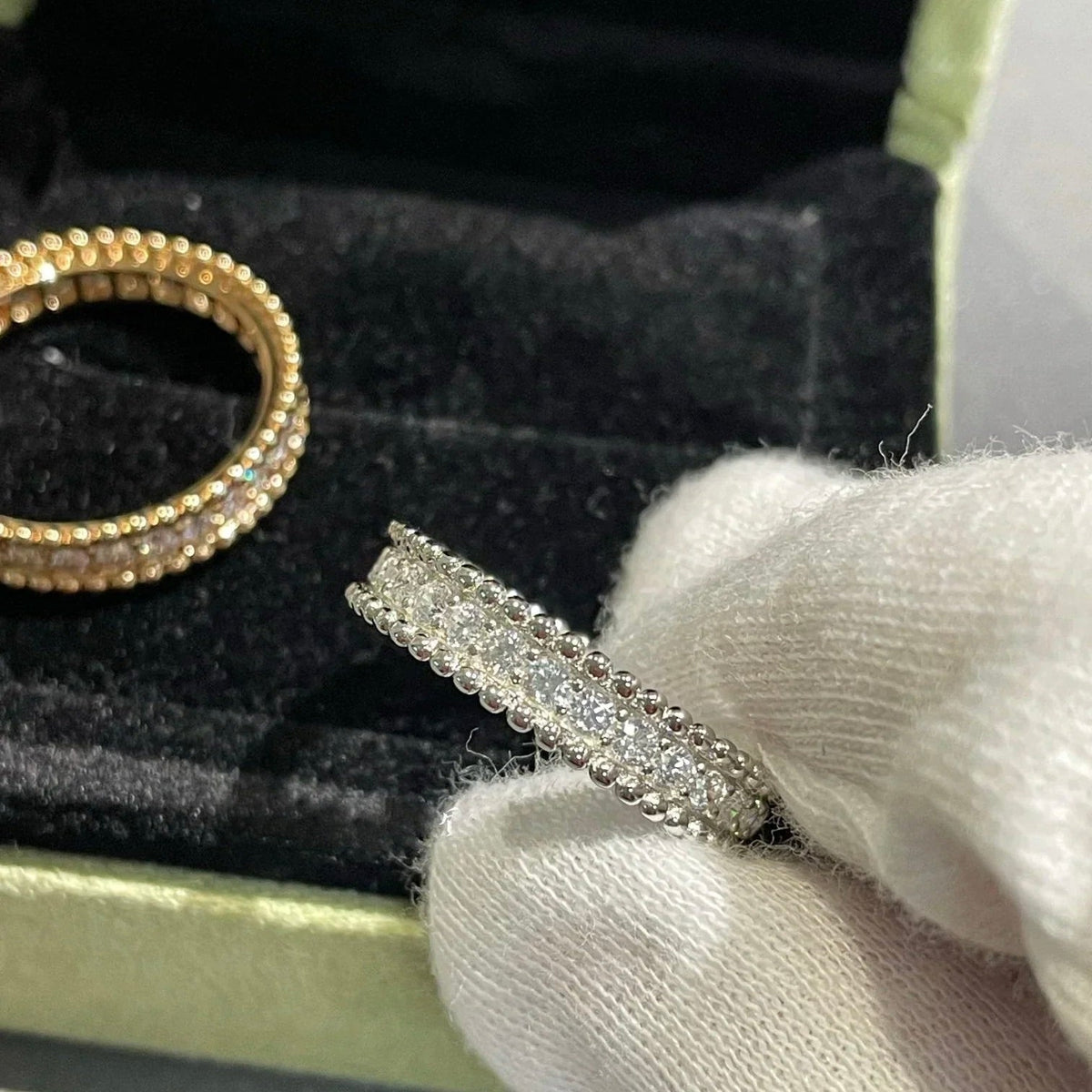 [Royal&Vicky]PERLEE DIAMOND SILVER RING