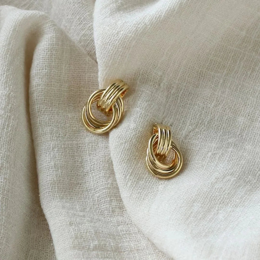 [Royal&Vicky]Luna Layered Hoop Earrings