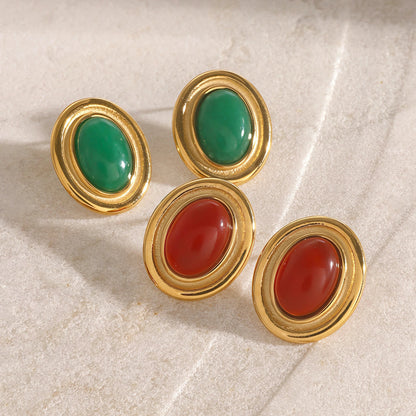 [Royal&Vicky]Fresca Gemstone Earrings