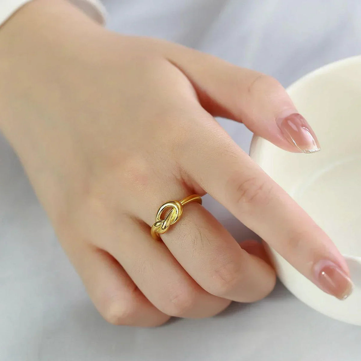 [Royal&Vicky]Bellara Gold Knot Ring