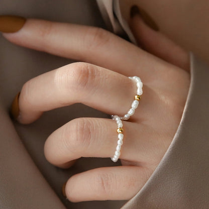 [Royal&Vicky]Aurora Pearl Band Ring