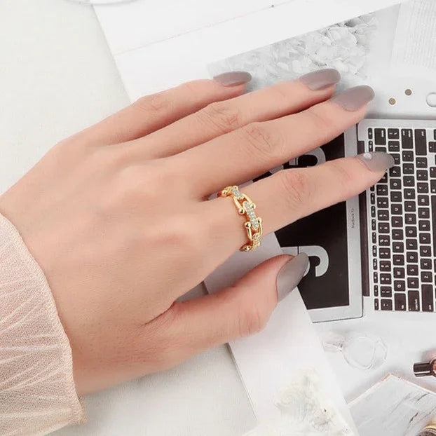 [Royal&Vicky]Chloe Gold Ring