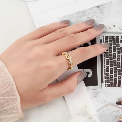 [Royal&Vicky]Chloe Gold Ring