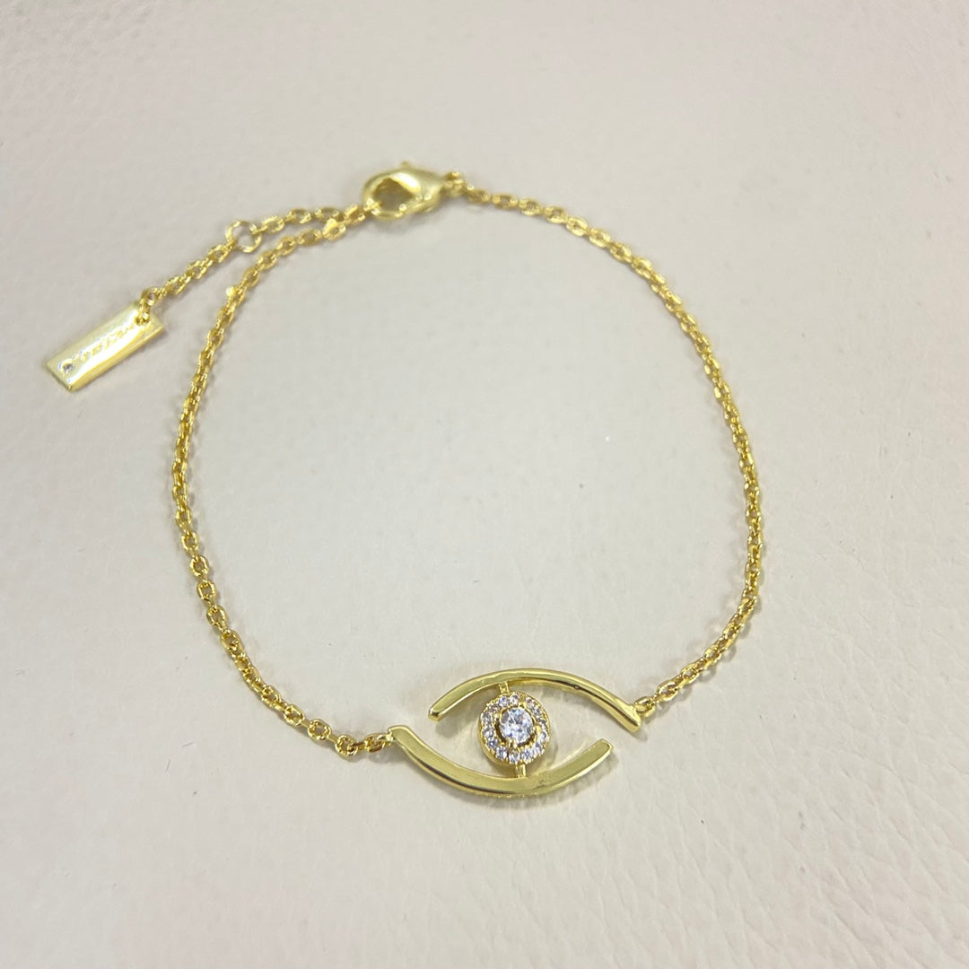[Royal&Vicky]Lucky Eye Pave-Set Diamond Bracelet