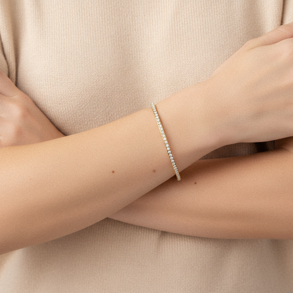 [Royal&Vicky]Kalista Diamond Gold Bangle