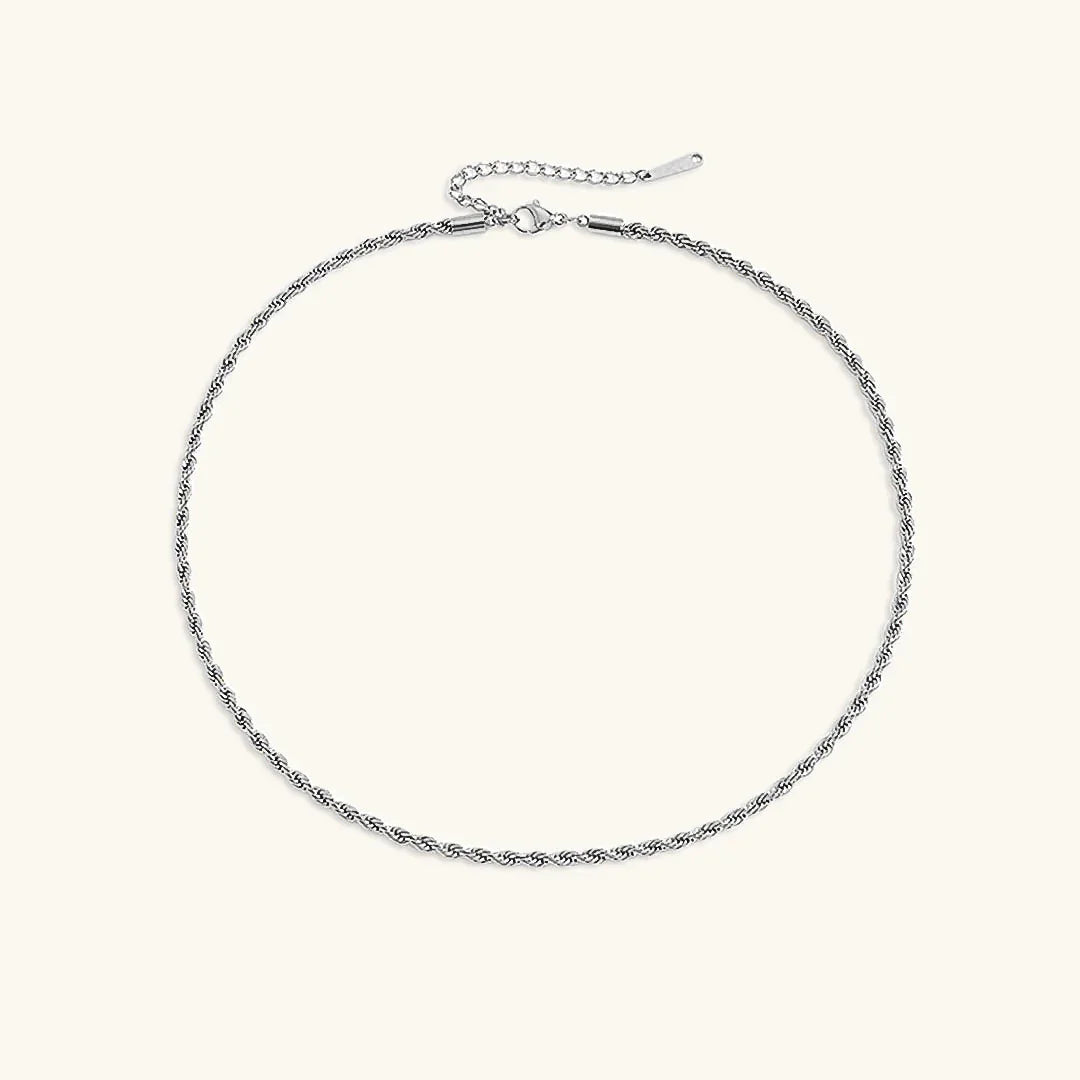[Royal&Vicky]Bianca Rope Chain Gold Necklace