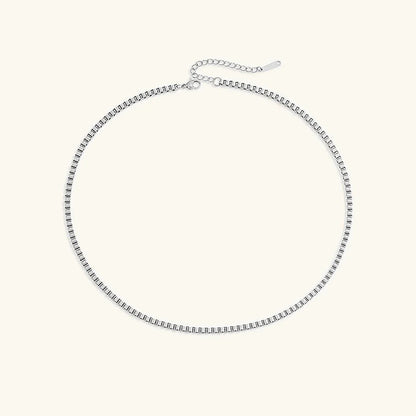 [Royal&Vicky]Danica Box Chain Gold Necklace