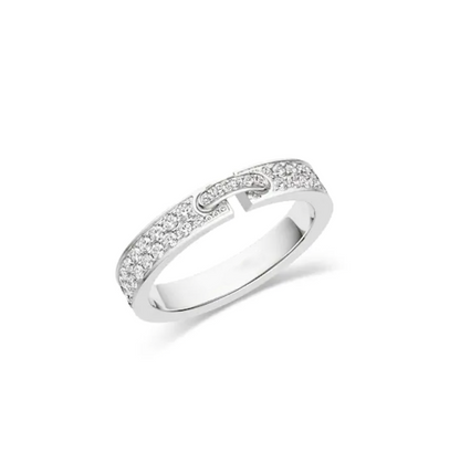 [Royal&Vicky]ALLIANCE LIENS VIDENCE PAVED DIAMOND 4MM RING