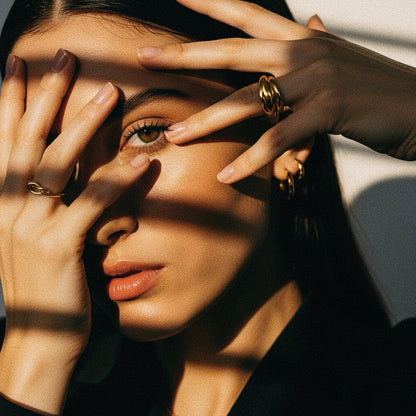 [Royal&Vicky]Bellara Gold Knot Ring