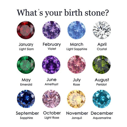 [Royal&Vicky]Amelia Birthstone Necklace