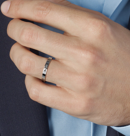 [Royal&Vicky]ALLIANCE LIENS VIDENCE 3MM RING